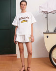 Back Order ALEMAIS Scuba Cuffed Tee LUXAMORE
