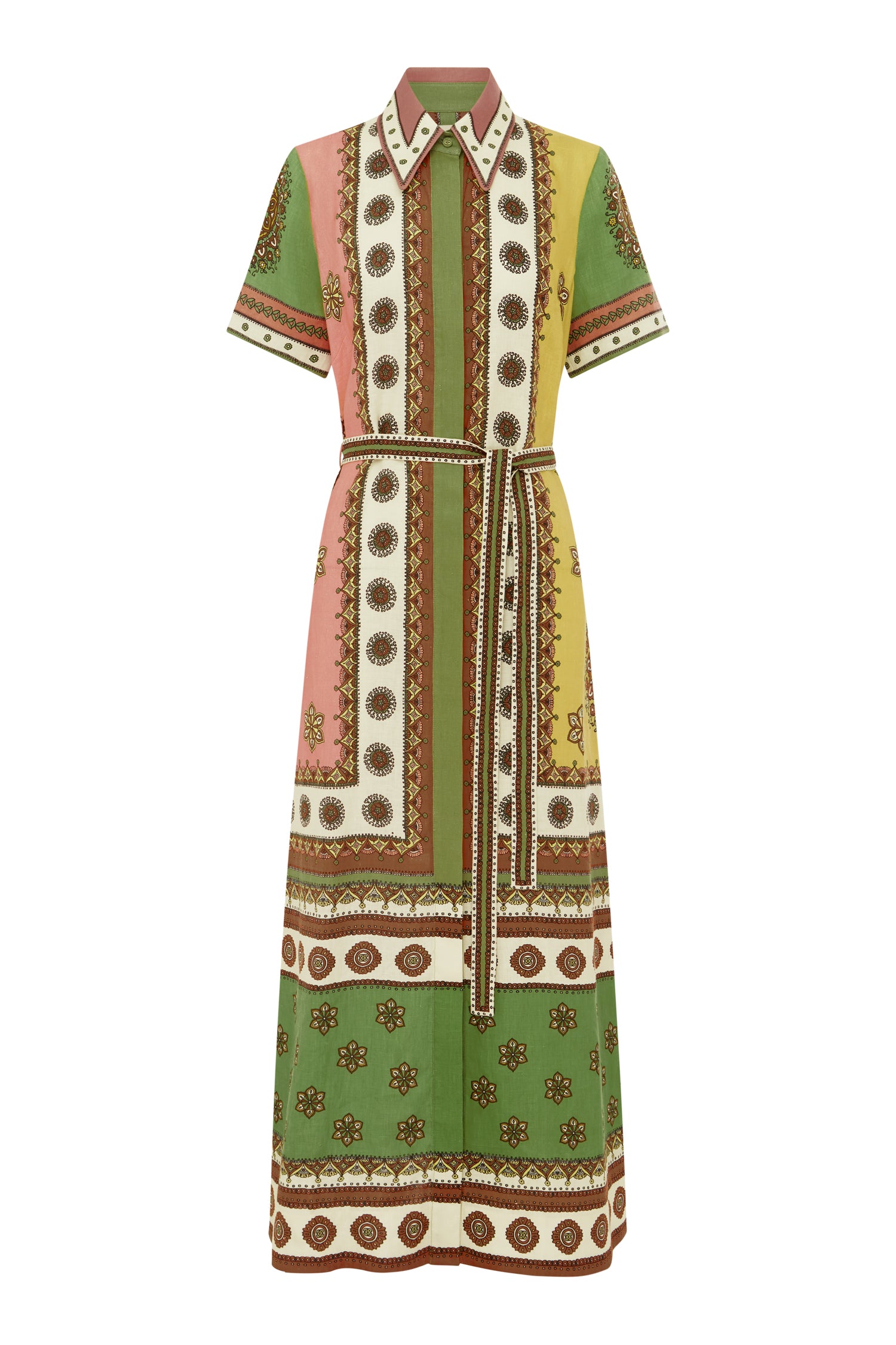 Woman Wearing Alemais Contina Shirt Dress - Dress LUXAMORE