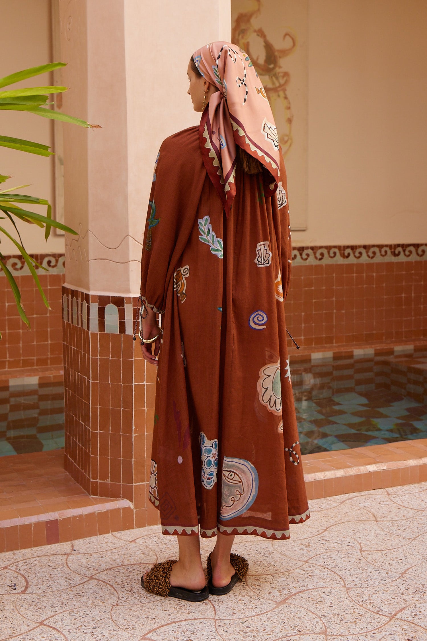 Woman Wearing Alemais Laurence Tie Front Shirtdress - Dress LUXAMORE