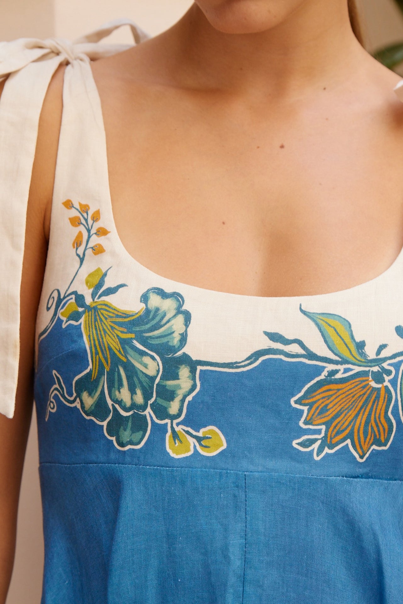 Woman Wearing Alemais Luda Ballet Sundress - Dress LUXAMORE