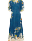 Woman Wearing Alemais Luda Midi Dress - Dress LUXAMORE