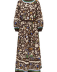 Woman Wearing Alemais Maroc Midi Dress - Dress LUXAMORE