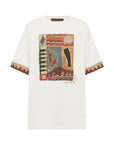 Woman Wearing Alemais Michelle Classic Tee - Tee LUXAMORE