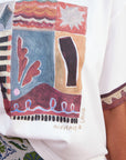 Woman Wearing Alemais Michelle Classic Tee - Tee LUXAMORE