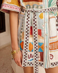 Woman Wearing Alemais Michelle Mini Dress - Dress LUXAMORE