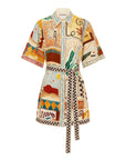 Woman Wearing Alemais Michelle Mini Dress - Dress LUXAMORE