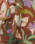 Alemais Sustainable Florence-Shirt close up worn by model LUXAMORE