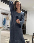 Alemais Sustainable Florence-Shirt close up worn by model LUXAMORE