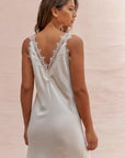 Charli - Solange Slip Dress - Moonbeam LUXAMORE