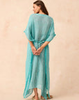 Exclusive Estilo Emporio Corfu Kaftan Dress - Rete Taupe - LUXAMORE