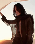 Woman Wearing Estilio Emporio Vatican Jacket - Natural - Tops LUXAMORE