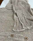 Woman Wearing Estilo Emporio Carita Cover Up Linen Dress - Rete - Dress LUXAMORE