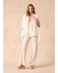 Woman Wearing Estilo Emporio Greco Top - Top LUXAMORE