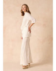 Woman Wearing Estilo Emporio Greco Top - Top LUXAMORE