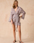 Woman Wearing Estilo Emporio Leone Dress Bolegna - Dress LUXAMORE