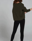 Woman Wearing Estilo Emporio Linen Stretch Pant - Natural - Pants LUXAMORE