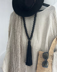Woman Wearing Estilo Emporio Nebbilio Linen Dress - Lyla - Dress LUXAMORE