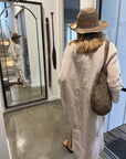 Woman Wearing Estilo Emporio Nebbilio Linen Dress - Lyla - Dress LUXAMORE