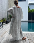 Woman Wearing Estilo Emporio Pirata Kaftan - Dress LUXAMORE