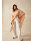 Woman Wearing Exclusive: Estilo Emporio Parla Top - Papagallo Oro - Tops LUXAMORE