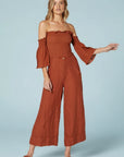 Estilo Emporio Linen Pant Tropez - Rust LUXAMORE