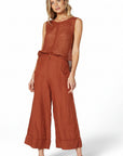 Estilo Emporio Linen Pant Tropez - Rust LUXAMORE