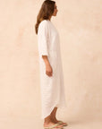 Exclusive Estilo Emporio Neve Dress - Tele Atena Yellow - LUXAMORE