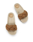 Estilo Emporio Shoes Nicola Espadrille Flat - Honey - LUXAMORE