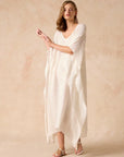 Estilo Emporio Polla Maxi Dress in Exclusive Rete Anthracite LUXAMORE
