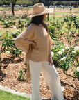 Woman Wearing Exclusive: Estilo Emporio Parla Top - Papagallo Oro - Tops LUXAMORE