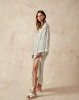 Estilo Emporio Zorba Maxi Linen Dress LUXAMORE