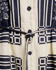 ALÉMAIS Banderra Linen Shirtdress