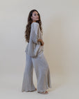 Woman Wearing La Bottega di Brunella Top Maglia Corsara - Campagna Naturale - Tops LUXAMORE