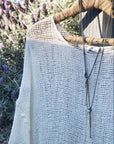 Woman Wearing La Bottega di Brunella Top Maglia Europa - Campagna Latte - Tops LUXAMORE