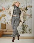 La Bottega di Brunella MAGLIA GHIANDA - Pantera worn by model sustainably made in italy AW26 LUXAMORE