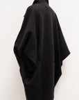 Alemais Sustainable Florence-Shirt close up worn by model LUXAMORE