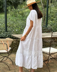 Bypias Liliana Linen Dress - White