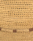 Made in Mada Hat ELYA TAN LEATHER - LUXAMORE