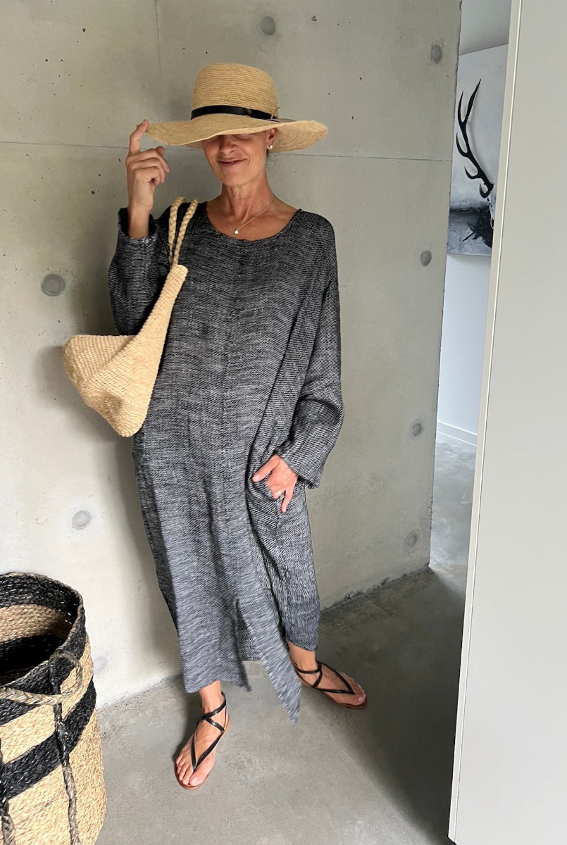 Woman Wearing Made in Mada Hat Gaston - hat LUXAMORE