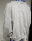Alemais Sustainable Florence-Shirt close up worn by model LUXAMORE