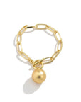 Woman Wearing Orna Curio Golden Years Gold Plated Bracelet - Bracelets LUXAMORE