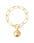 Woman Wearing Orna Curio Golden Years Gold Plated Bracelet - Bracelets LUXAMORE