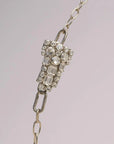 Woman Wearing Orna Curio Vintage Bespoke Pearl and Diwali Flower Necklace - necklace LUXAMORE