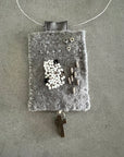 Woman Wearing RAW Crossroads of Light Necklace - necklace LUXAMORE