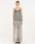 Sanctamuerte Dress worn by model in natural setting LUXAMORE