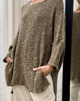 La Bottega di Brunella Top Maglia Bonta - Tela Campo - Fossil