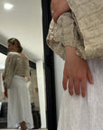 Woman Wearing Estilo Emporio Raffles Top - Tops LUXAMORE