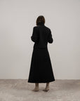 Lemme Cashmere blend pleated skirt: Caramello