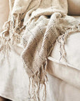 Eadie Lifestyle Mayla Linen Throw Natural