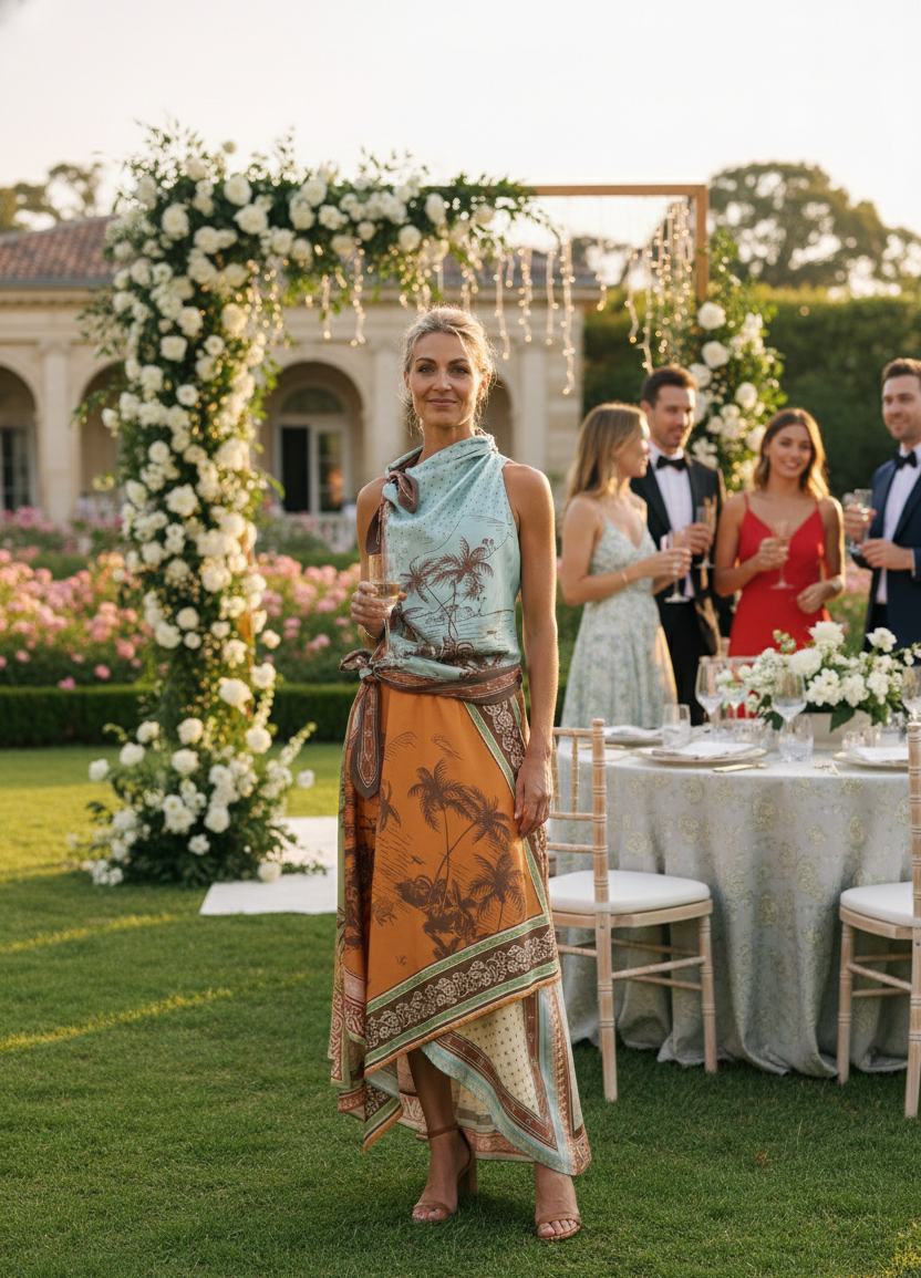 Why the Alemais Alberta Scarf Midi is the Season’s Defining Masterpiece